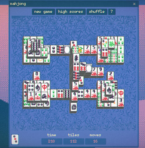 Mahjong was an obvious choice for me to implement as an app. I remember playing Taipei on my grandmother's Windows 95 PC whenever we went to visit